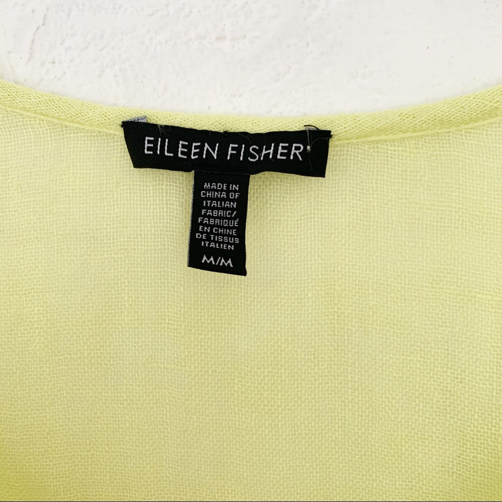 Eileen Fischer Organic Linen Top - Picture 4 of 5